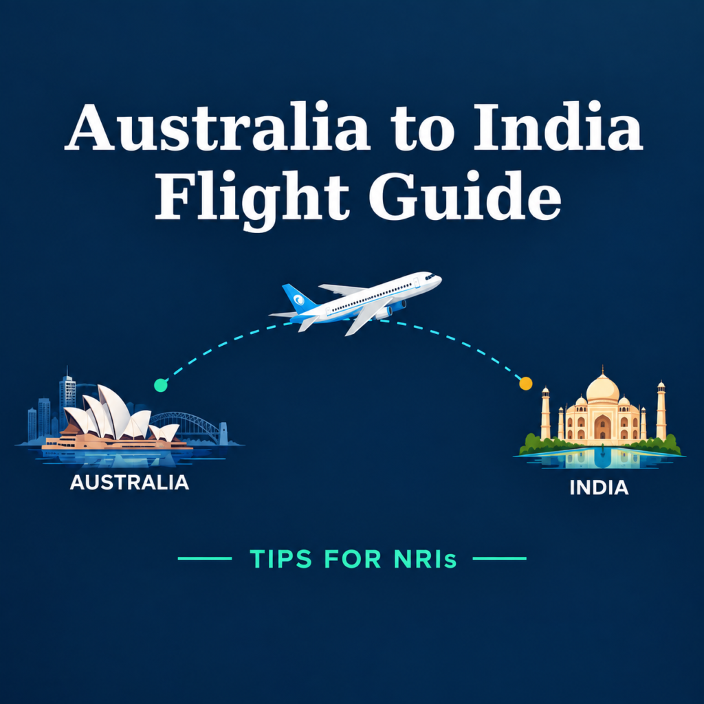 australia to india flight